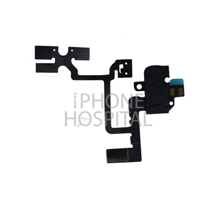 Audio-Jack Flex-Kabel in Schwarz für iPhone 4