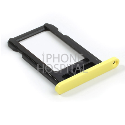 SIM-Tray in Gelb für iPhone 5C