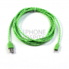 Lightning auf USB Kabel 3m Grün Geflochten für iPad 4 / 5 / 6 / iPad mini 1 / 2 / 3